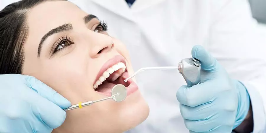 Professional Air Flow teeth cleaning